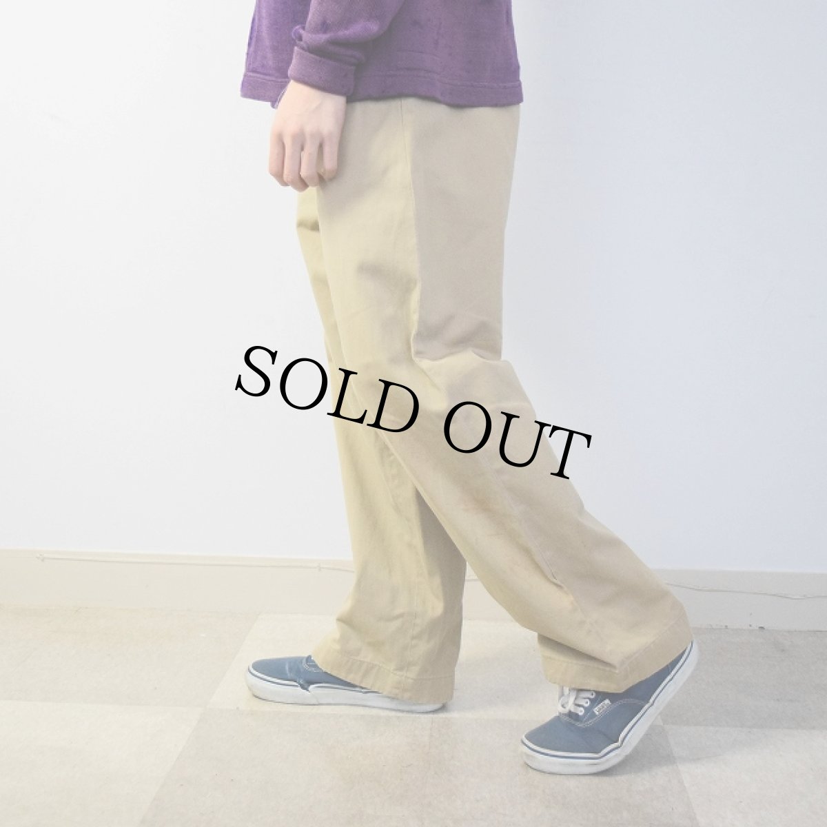 画像4: 40's〜50's U.S.NAVAL ACADEMY CHINO TROUSERS (4)