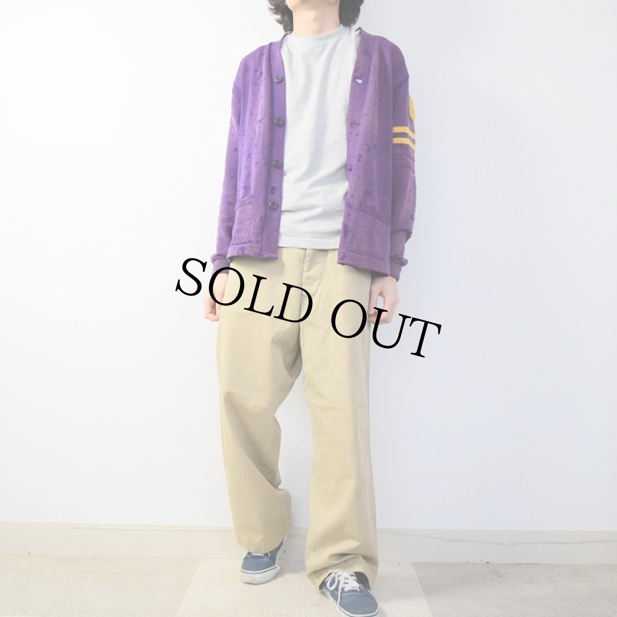 画像3: 40's〜50's U.S.NAVAL ACADEMY CHINO TROUSERS (3)