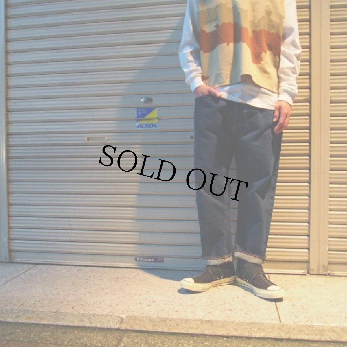 画像3: 60's LEVI'S 505 BIGE デカ文字 F-TYPE デニムパンツ (3)