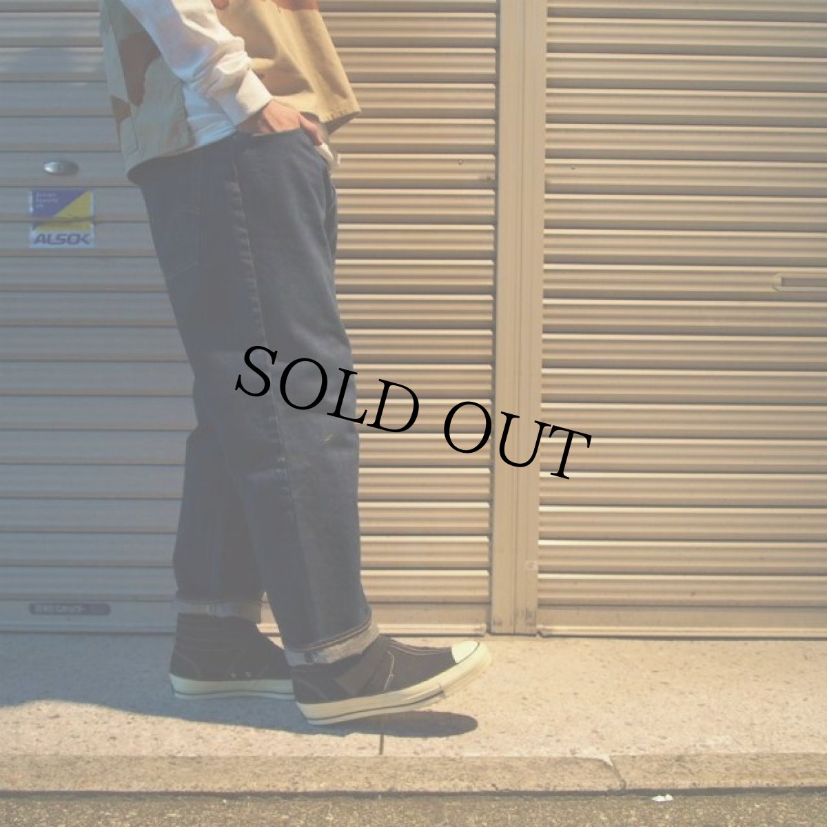 画像4: 60's LEVI'S 505 BIGE デカ文字 F-TYPE デニムパンツ (4)