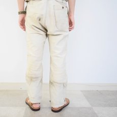 画像5: 40's LE MONT ST MICHEL モールスキンワークパンツ (5)