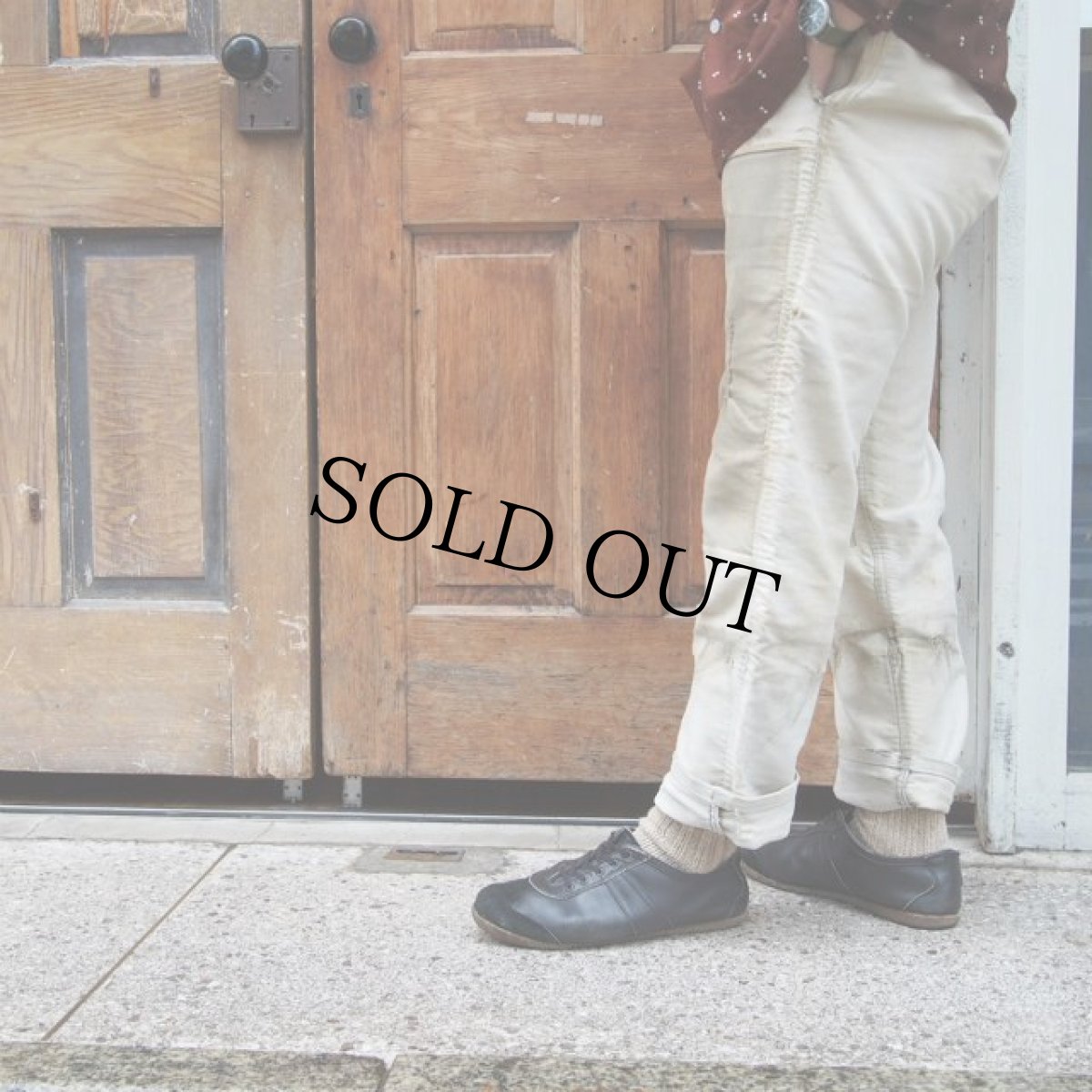 画像6: 40's LE MONT ST MICHEL モールスキンワークパンツ (6)