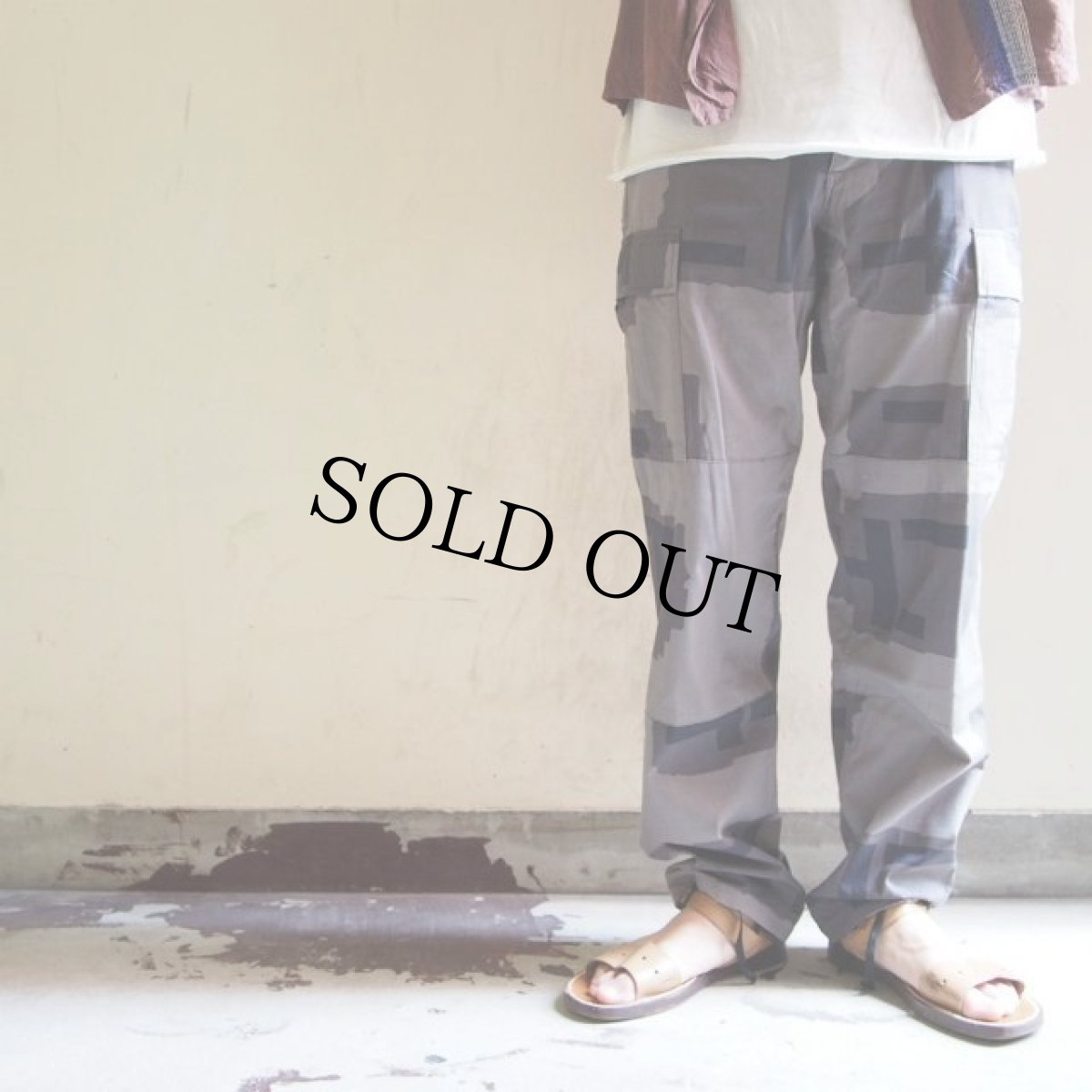 画像3: 90's US "テストサンプル" Tパターンカモトラウザーズ DEADSTOCK (3)