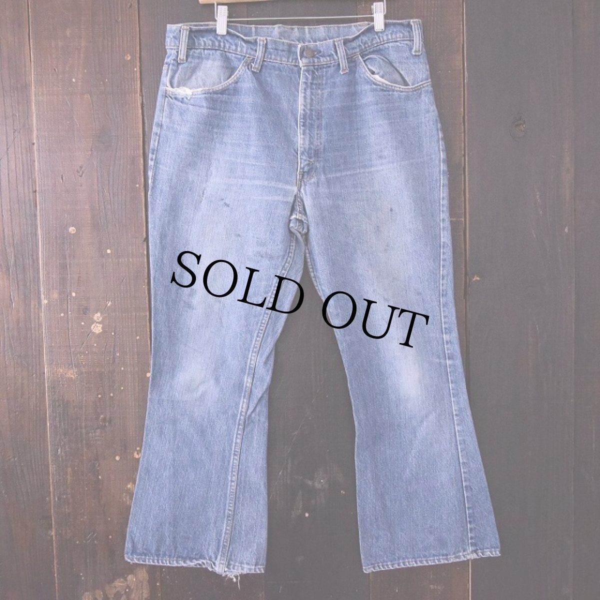 画像2: 70's LEVI'S 646 BIGE デニムパンツ (2)