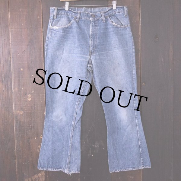 70's LEVI'S 646 BIGE デニムパンツ 70年代 ビッグe ビッグイー フレア