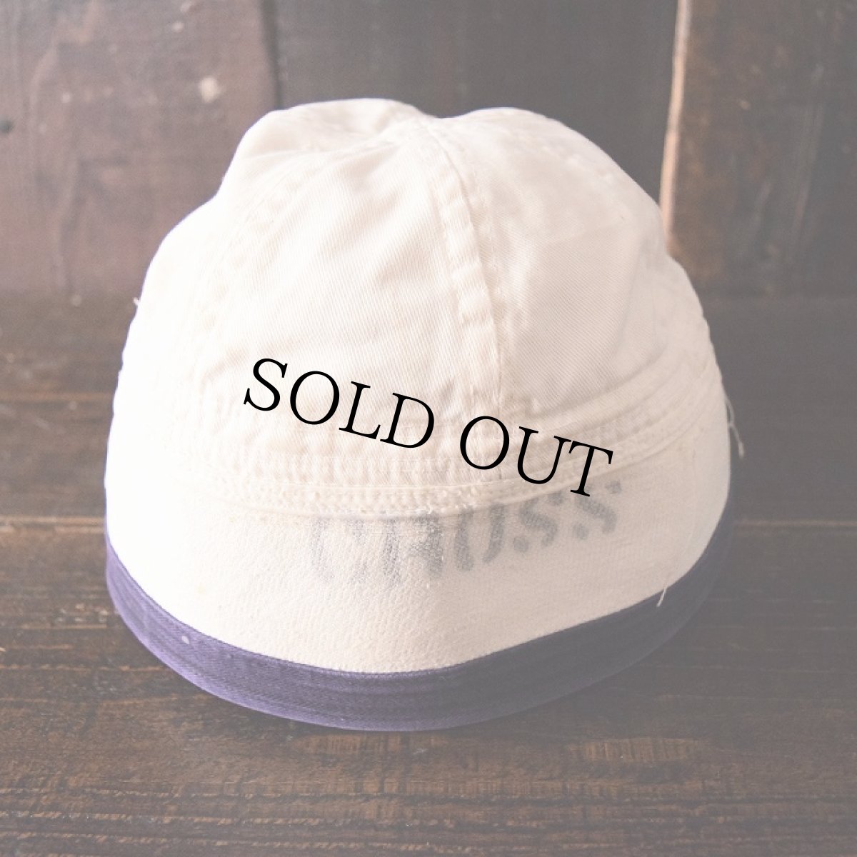 画像2: VINTAGE USN セーラーハット (2)