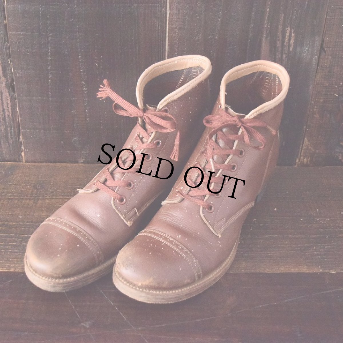 画像2: 40's US.ARMY M-1940 レザーブーツ (2)