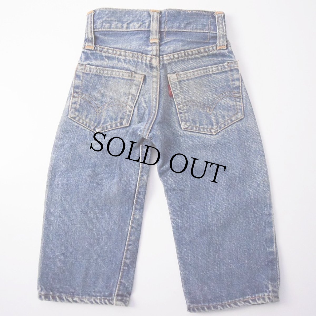 画像2: 60's〜70's LEVI'S 302-0017 BIGE KIDS SIZE (2)