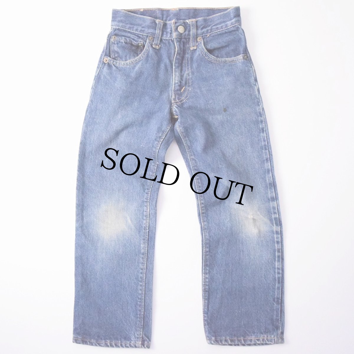 画像2: 60's〜70's LEVI'S 302-0017 BIGE KIDS SIZE (2)