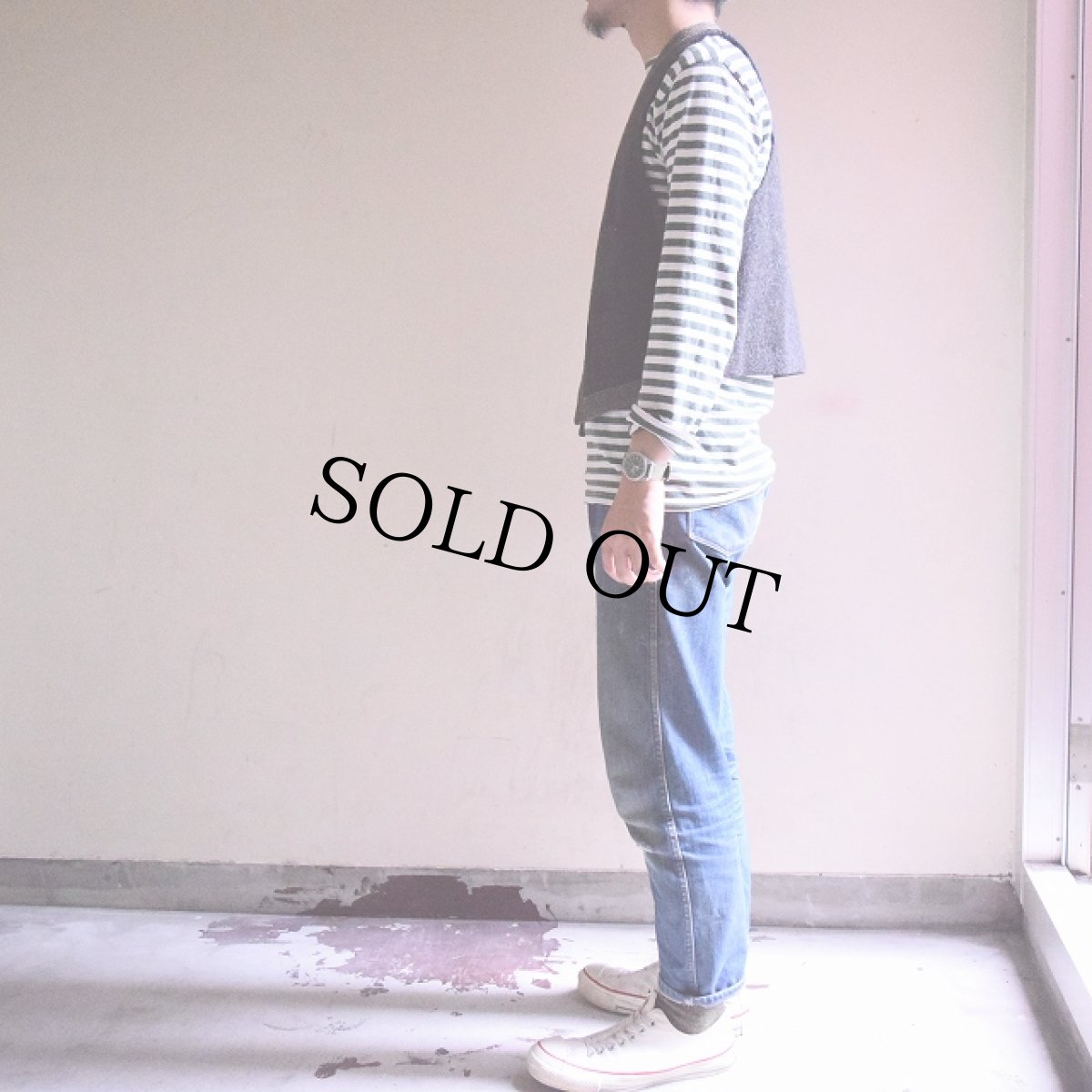 画像4: 40's Pilgrim 切り替えウールベスト (4)