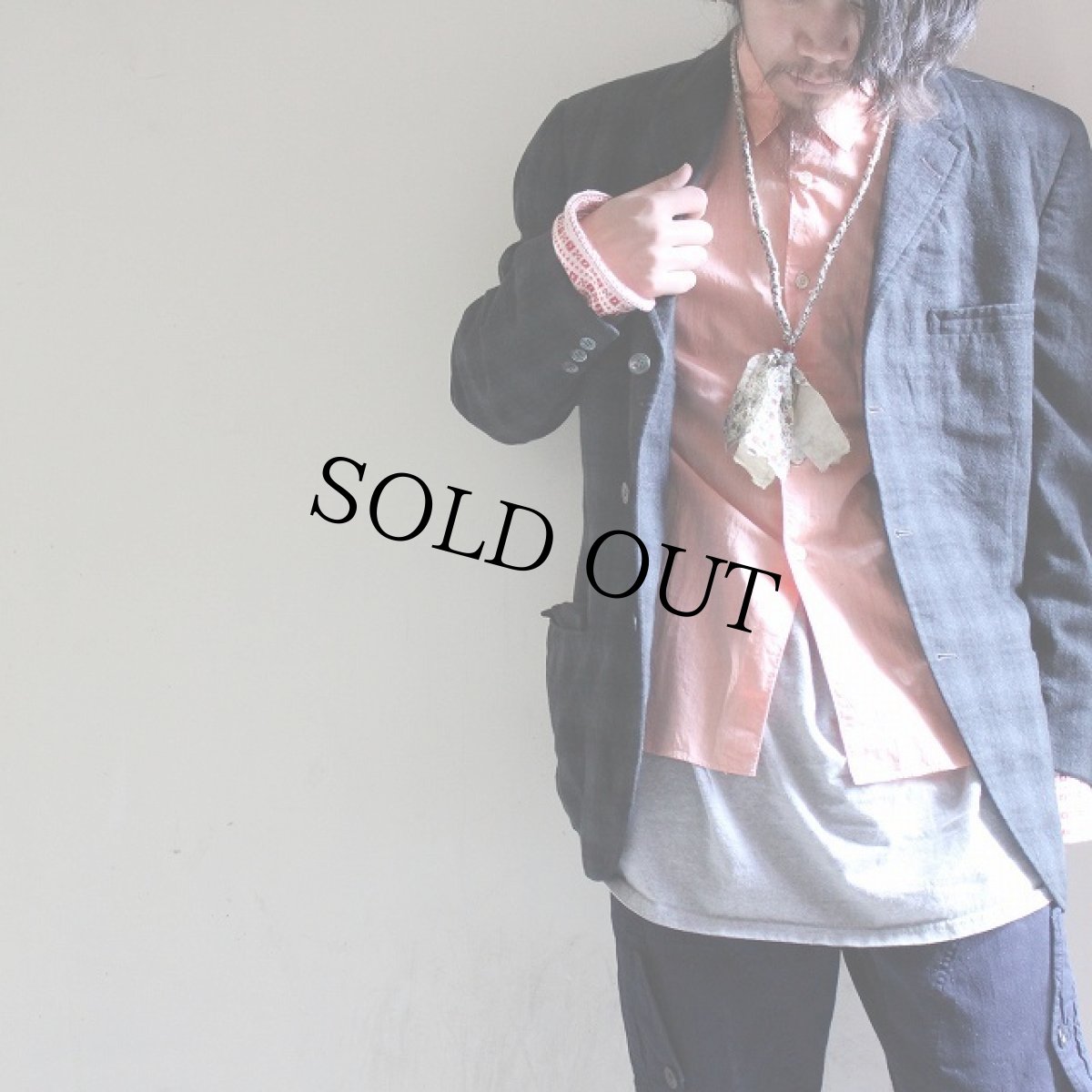 画像8: 【SALE】 SEVEN COLOR TONE 古布ネックレス (8)