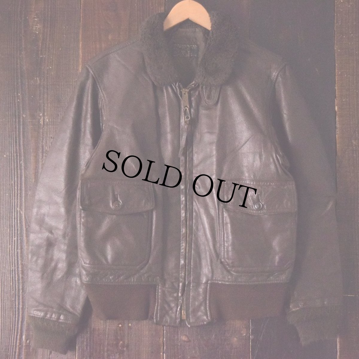 画像2: 60's USN G-1 フライトジャケット (2)