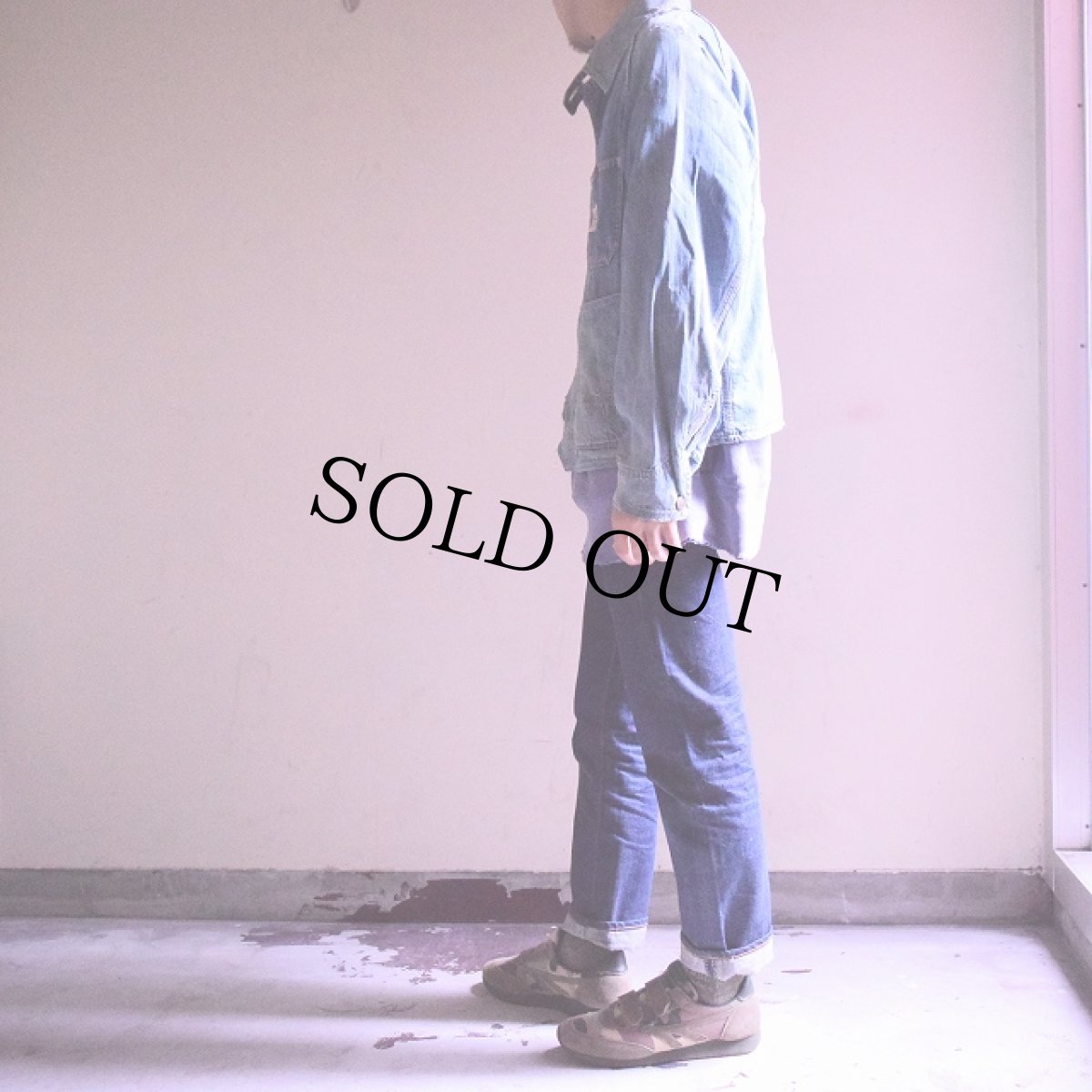 画像3: 〜40's DUCK HEAD チンスト付き デニムカバーオール (3)