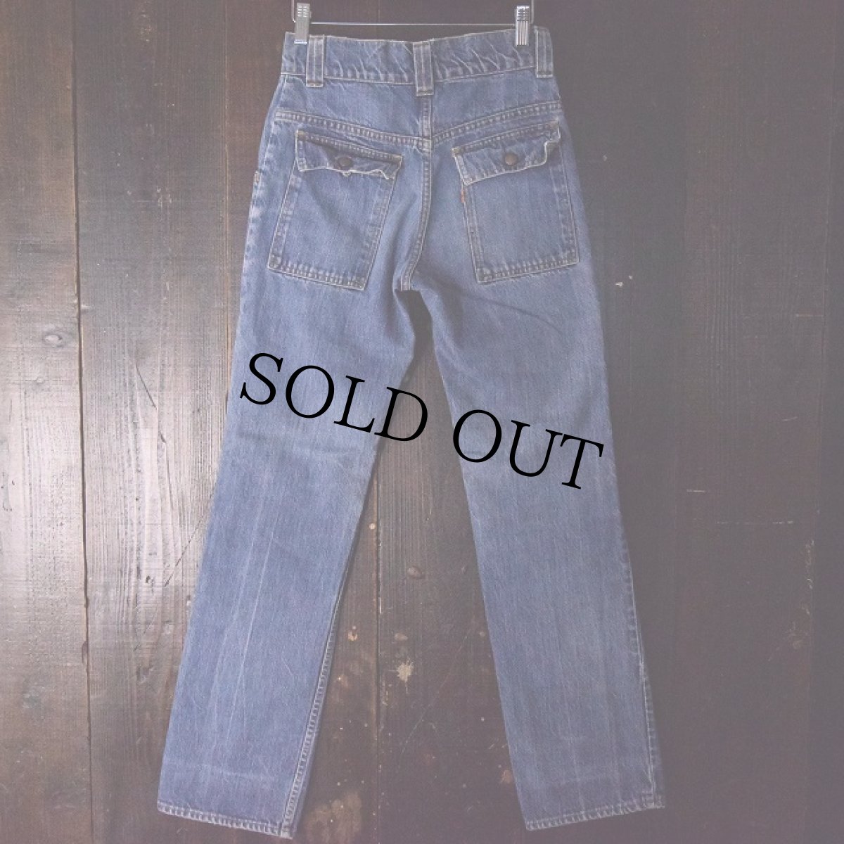 画像2: 70's LEVI'S BIGE ブッシュデニムパンツ (2)