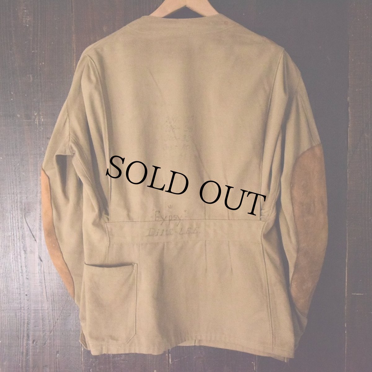 画像2: 30's〜40's "ハンドイラスト入り" シューティングジャケット (2)