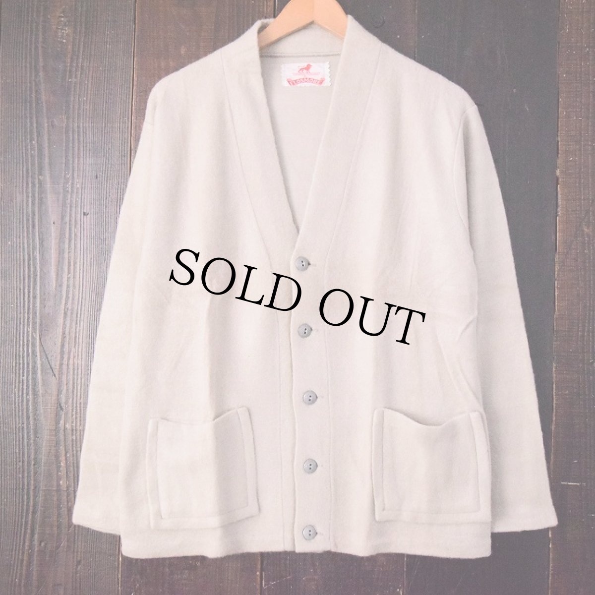 画像2: 40's FLOSMORE カーディガン&ベスト ツインセット DEADSTOCK 箱付き (2)