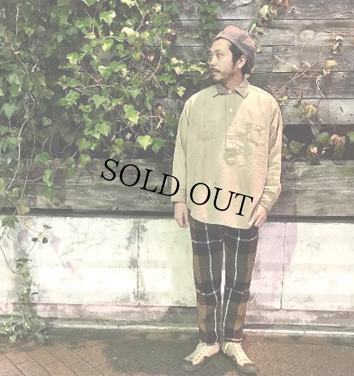 画像4: 1910's BLACK BEAR チンスト＆マチ付きウールワークシャツ (4)