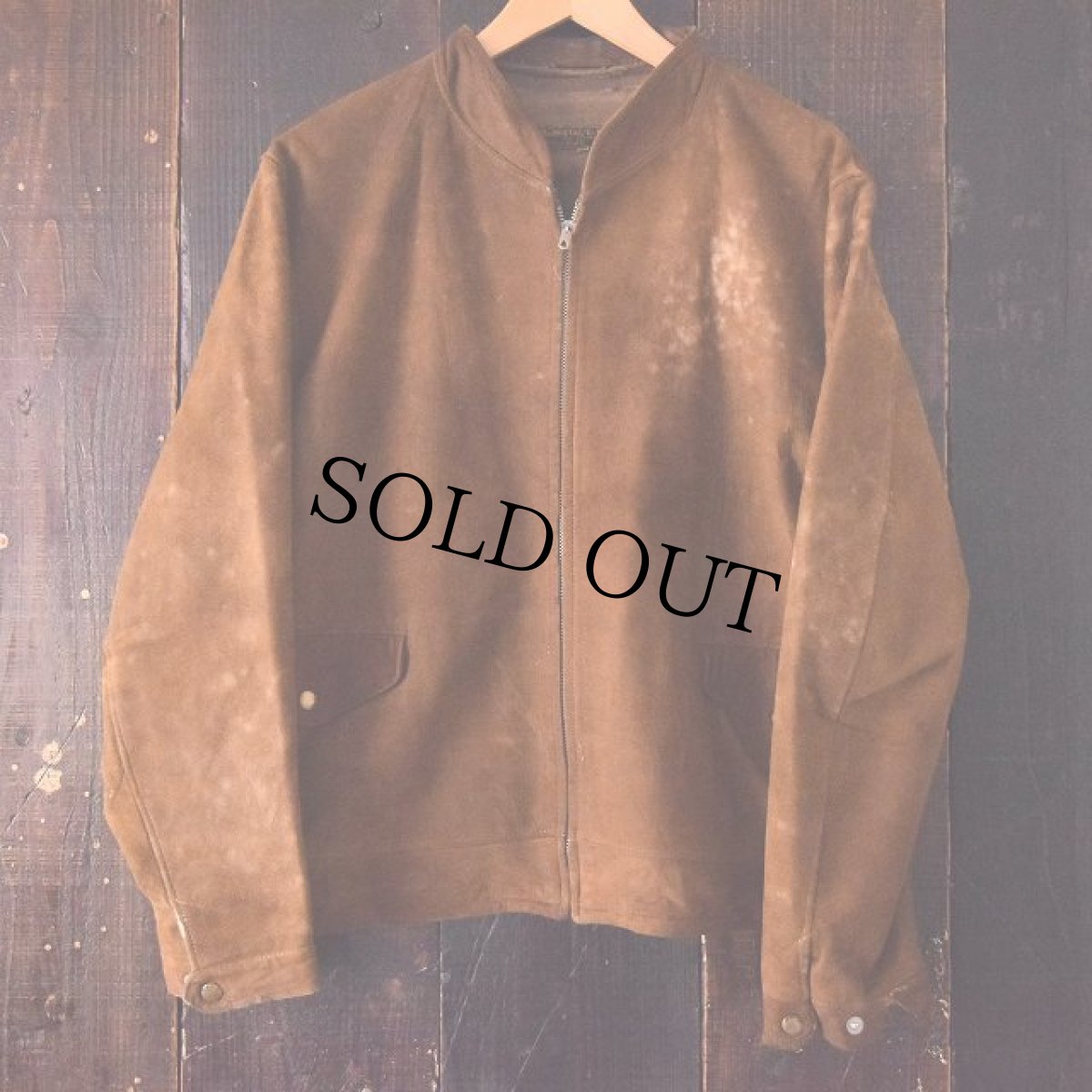 画像2: 〜30's BARRIE GLCVE & KNITTING スエードコサックレザージャケット (2)