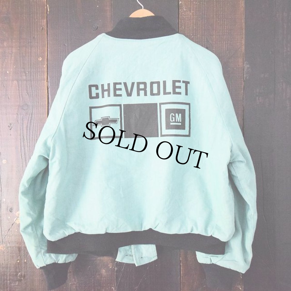 画像3: 60's CHEVROLET グリーンデニム 企業ワークジャケット (3)