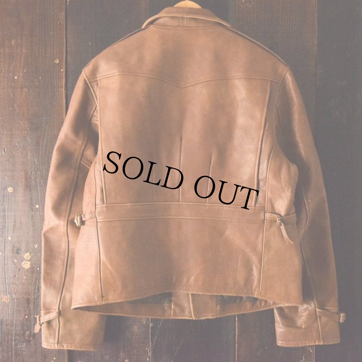 画像3: 90's Ralph Lauren レザーダブルライダースジャケット (3)