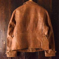 画像3: 90's Ralph Lauren レザーダブルライダースジャケット (3)