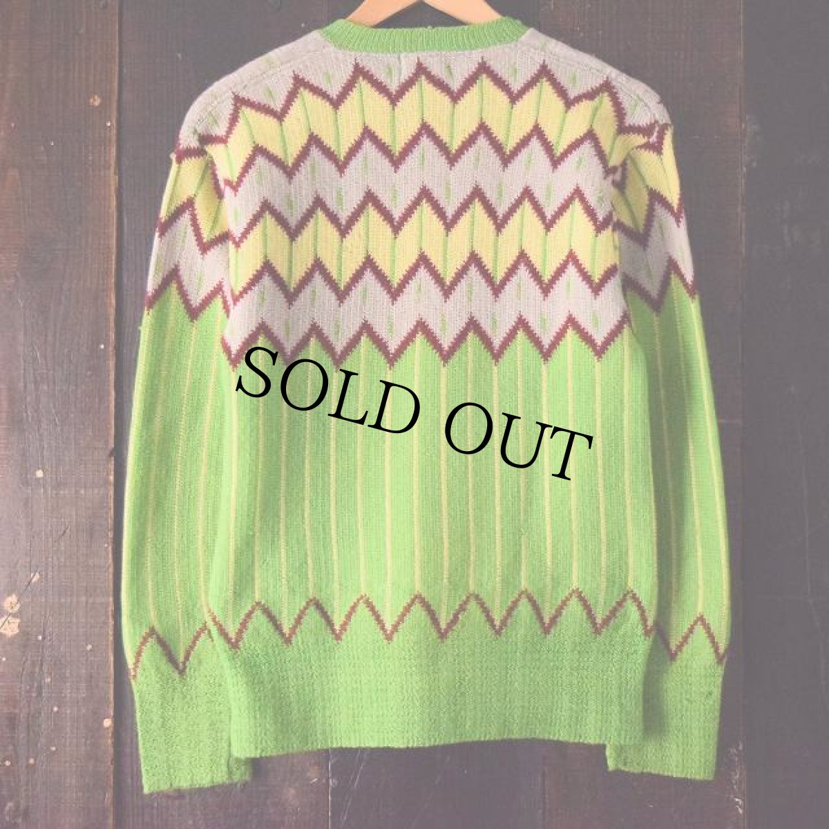 画像2: 50's J.C.PENNEY "SPORTCLAD" ウールニットセーター (2)