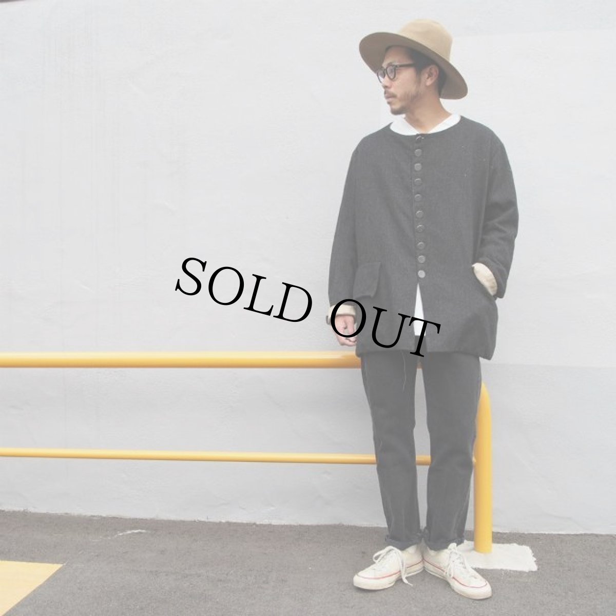 画像3: 20's〜30's EURO ウールハンターコート (3)