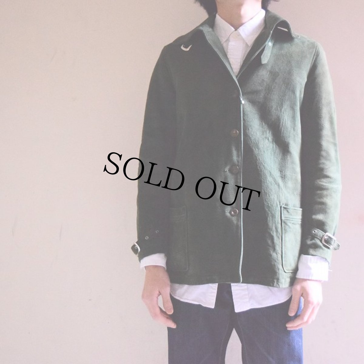 画像3: 50's John Wanamaker ヌバックレザージャケット (3)