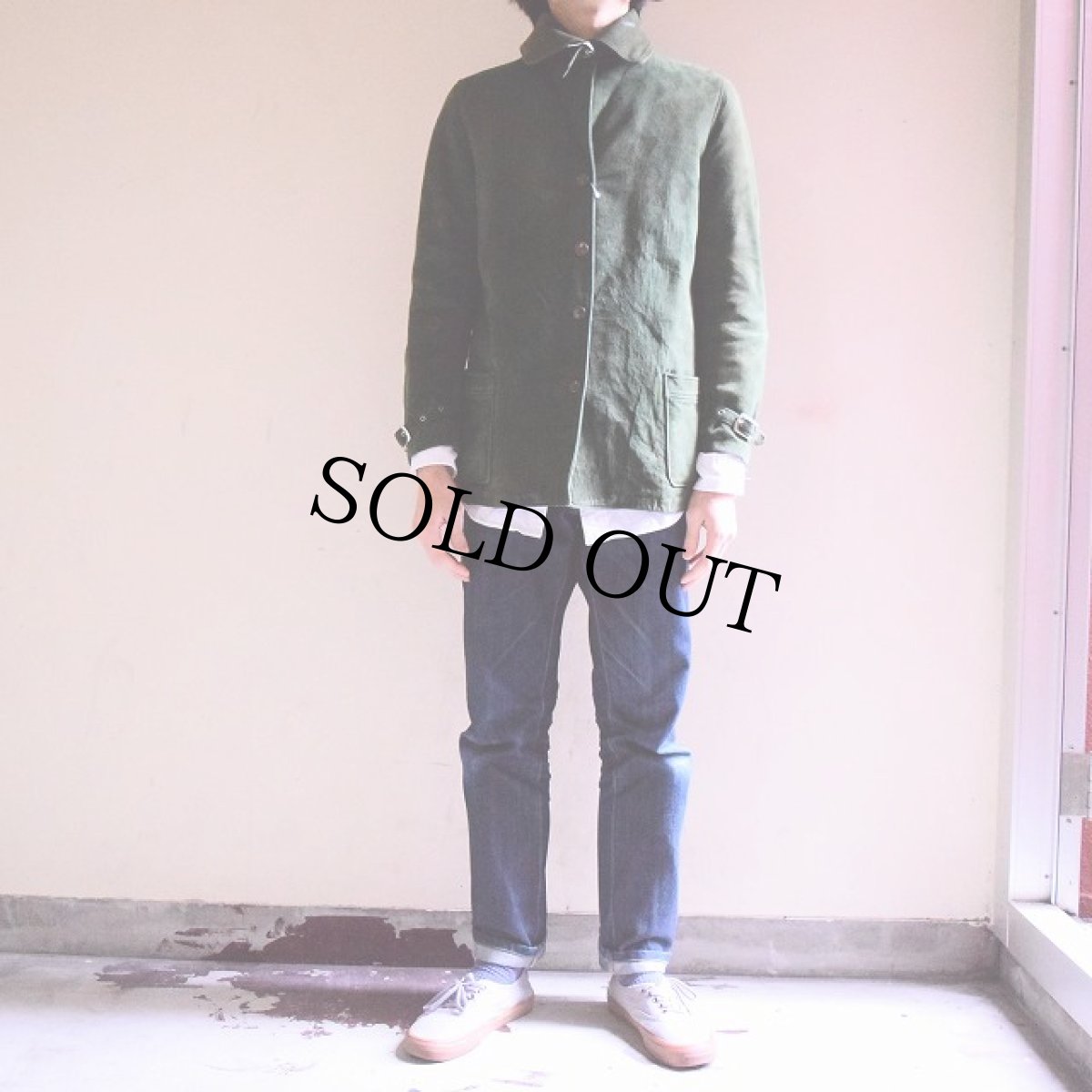 画像2: 50's John Wanamaker ヌバックレザージャケット (2)