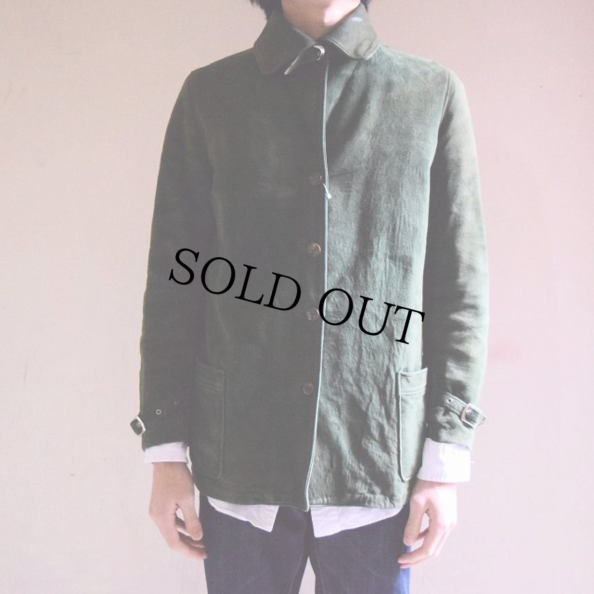 画像4: 50's John Wanamaker ヌバックレザージャケット (4)