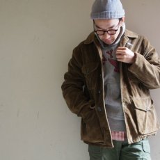 画像1: 50's Woolrich ブランケット付き 太畝コーデュロイジャケット (1)