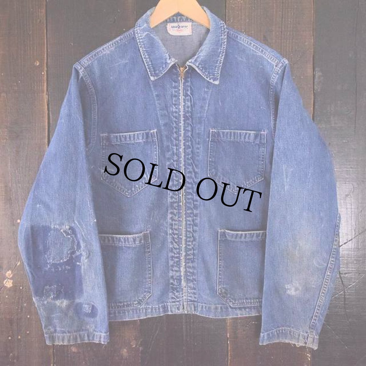 画像2: 〜60's seafarer デニムカバーオール (2)