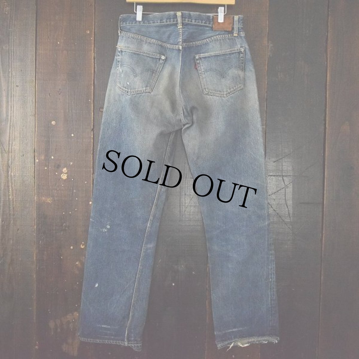 画像3: 1952-1953 LEVI'S 501XX 革パッチ (3)