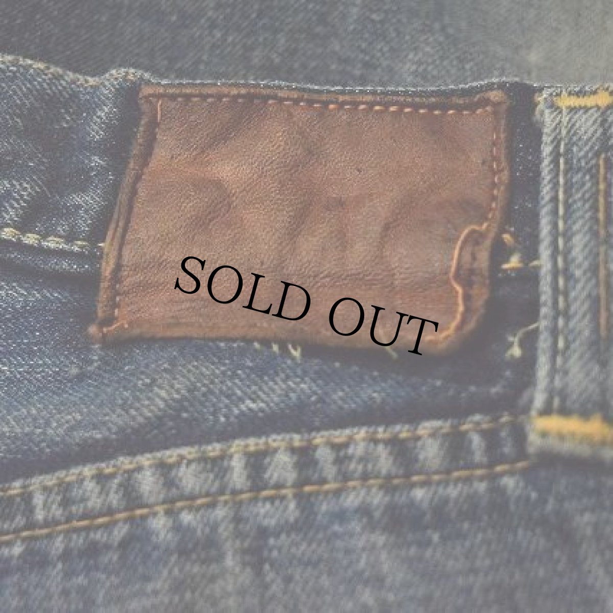 画像4: 1952-1953 LEVI'S 501XX 革パッチ (4)