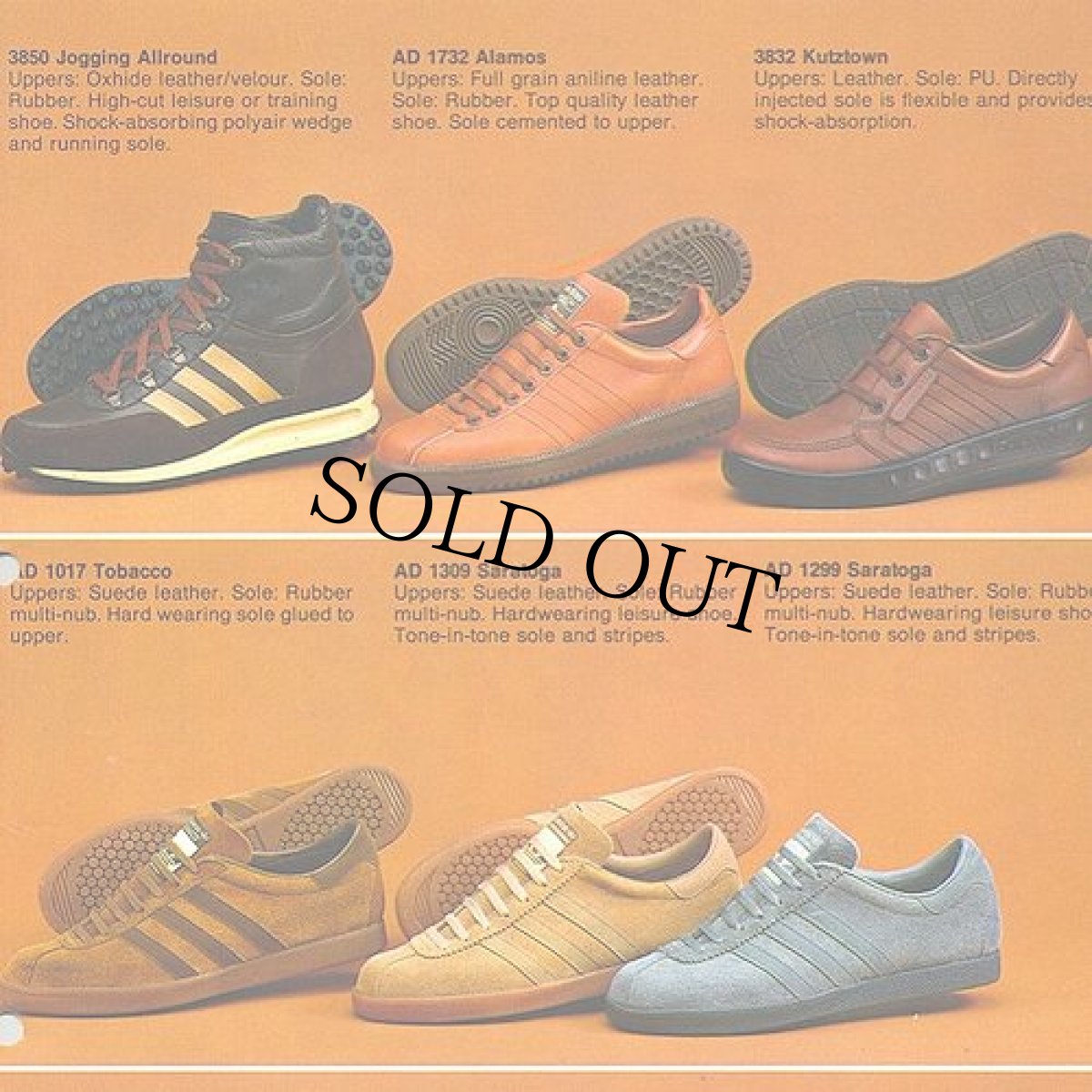 画像2: 80's adidas ALAMOS FRANCE製 レザースニーカー (2)