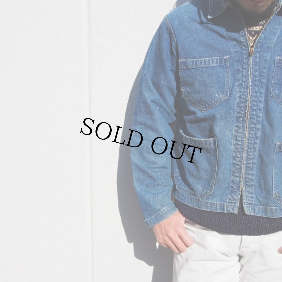 画像3: 〜60's seafarer デニムカバーオール (3)