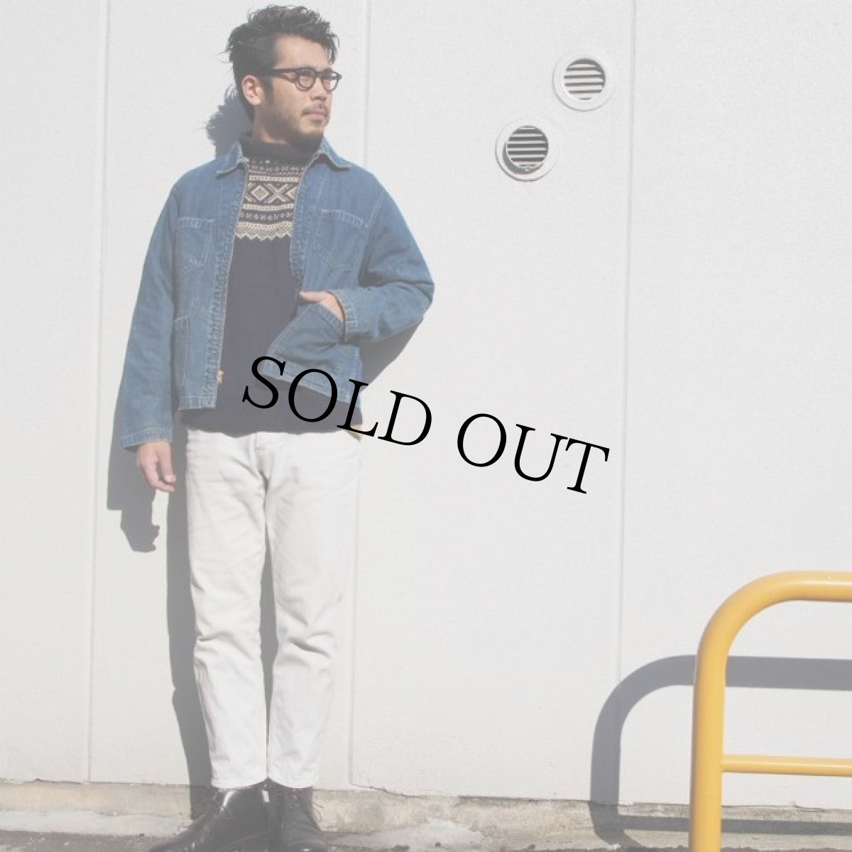 画像4: 〜60's seafarer デニムカバーオール (4)