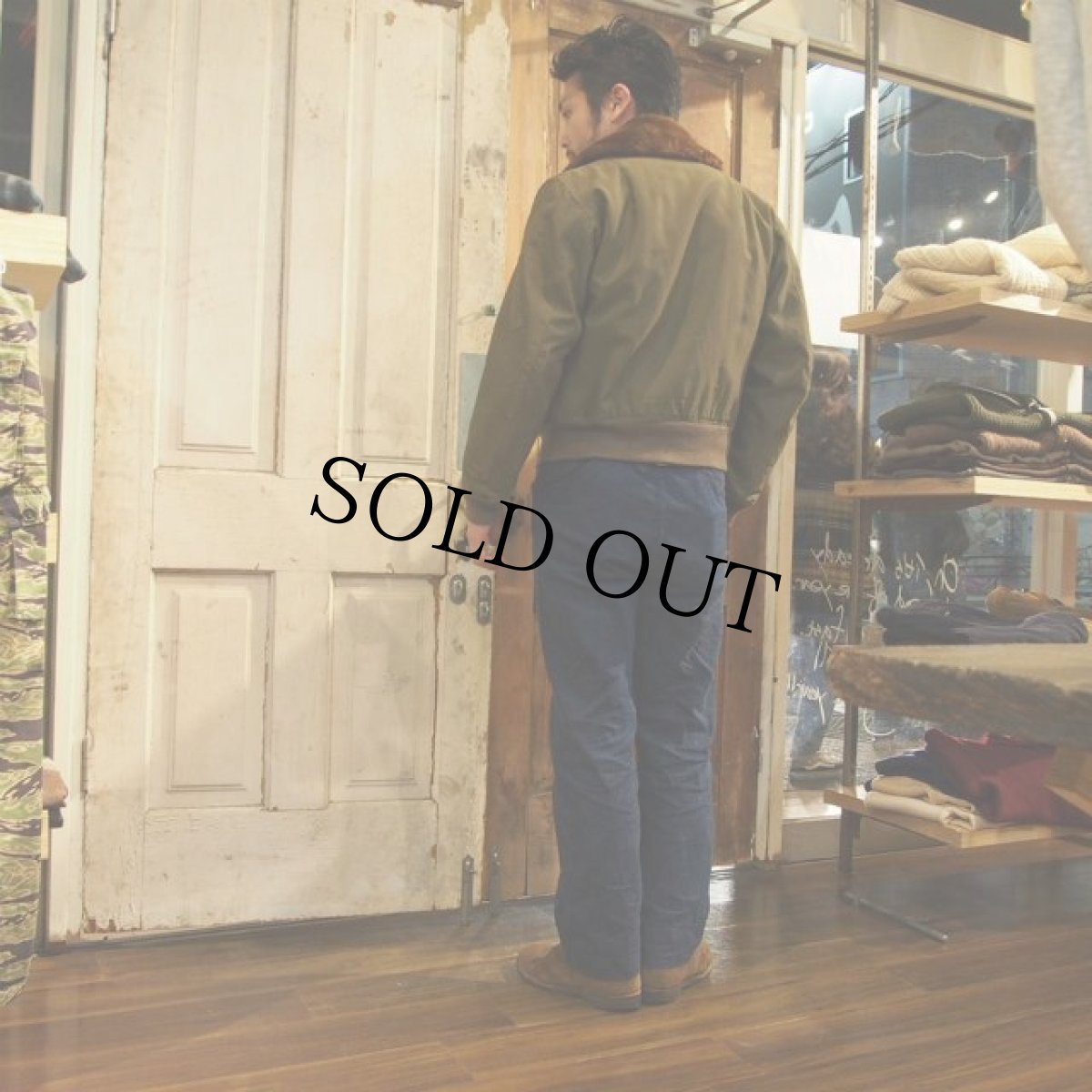 画像4: 1944 USAAF B-15 15th Bombardment Squadron レザーパッチ付き フライトジャケット (4)