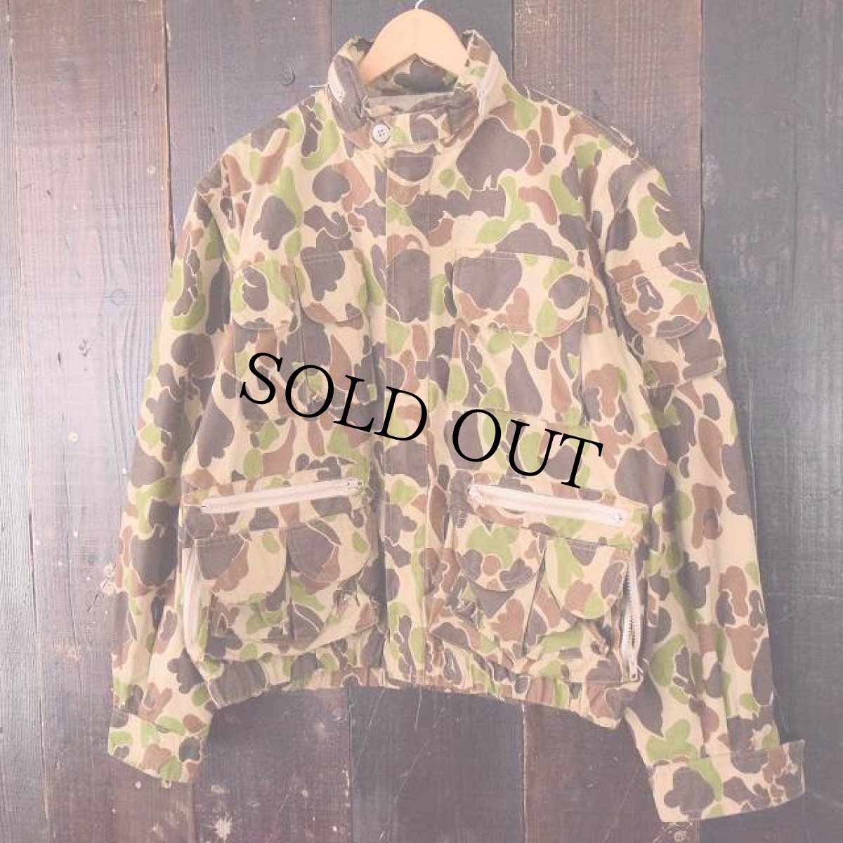 画像2: 70's〜80's Snow Goose ダックハンターカモ柄 フード付きハンティングジャケット (2)