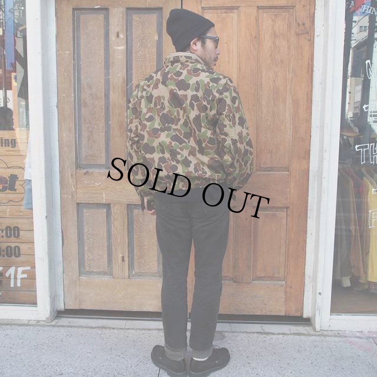 画像4: 70's〜80's Snow Goose ダックハンターカモ柄 フード付きハンティングジャケット (4)