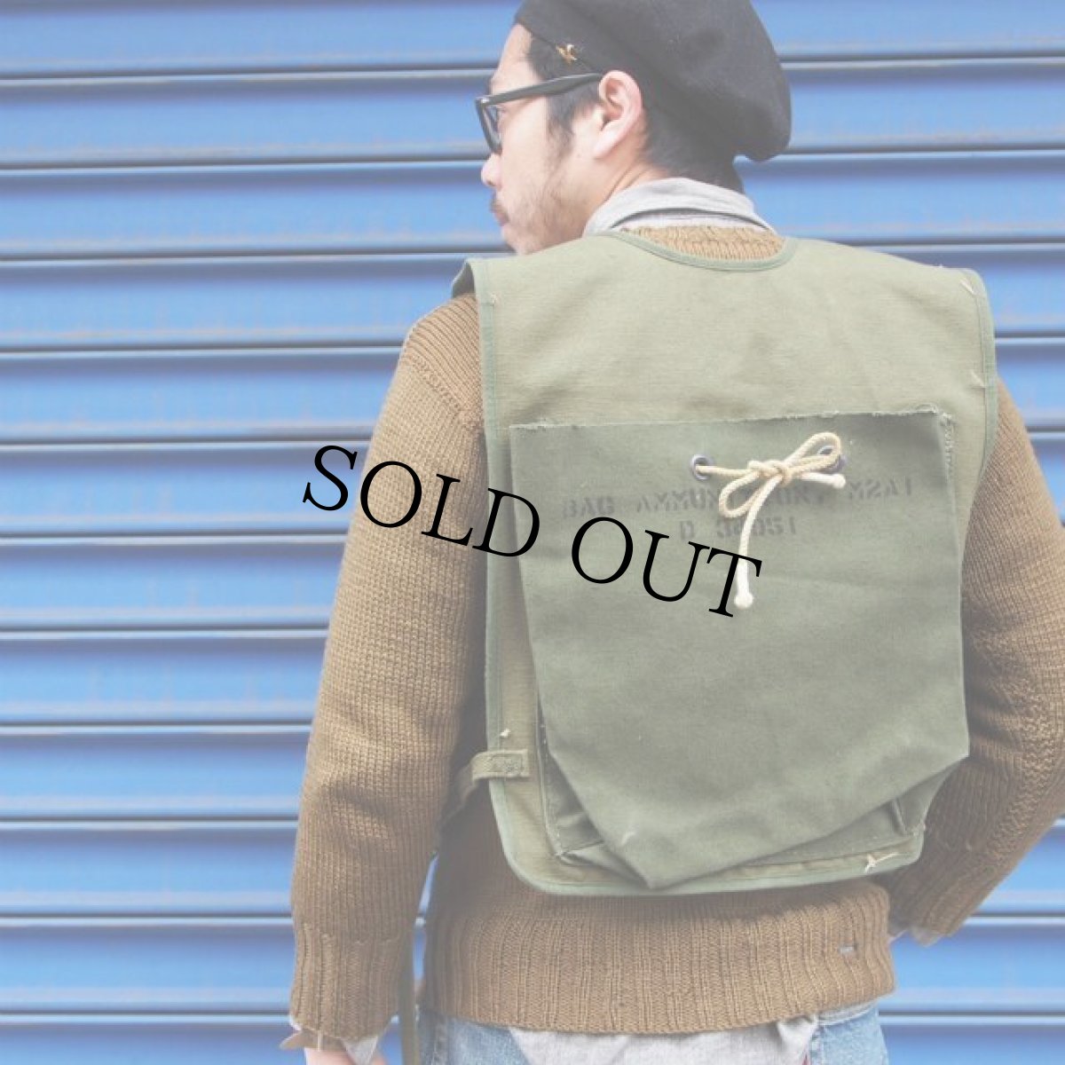 画像6: 40's US.ARMY AMMUNITION BAG M2 - DEADSTOCK (6)