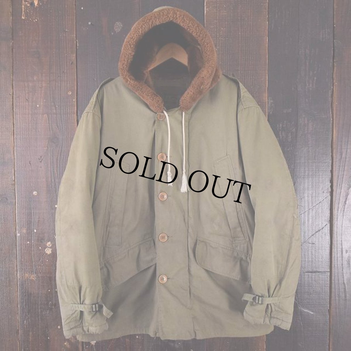 画像2: 40's USAAF TYPE B-11 フライトジャケットパーカ (2)