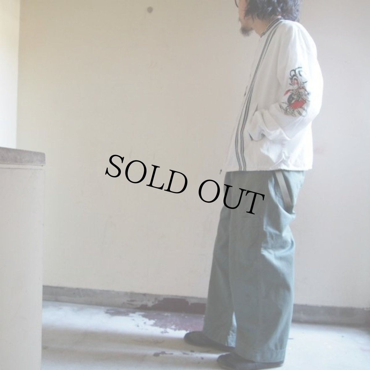 画像2: 50's US.AIRFORCE ユーティリテ―コットントラウザーズ (2)