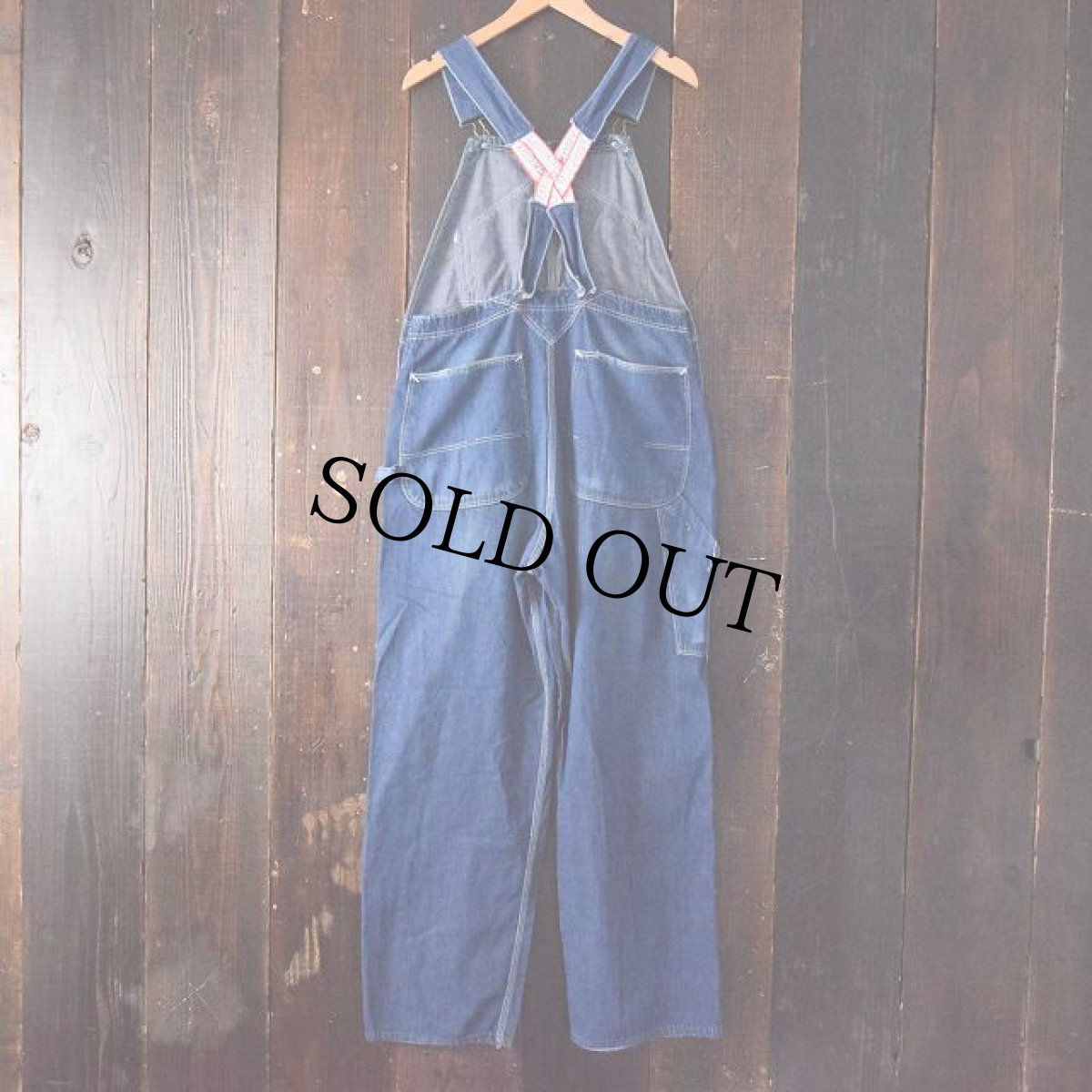 画像3: 50's OLD HICKORY 山ポケローバックデニムオーバーオール (3)