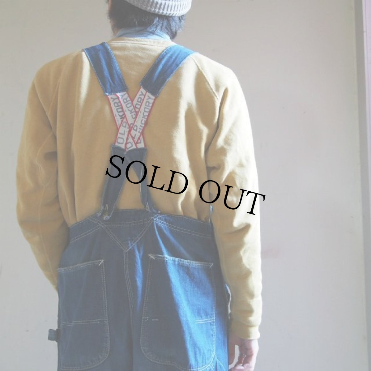 画像4: 50's OLD HICKORY 山ポケローバックデニムオーバーオール (4)