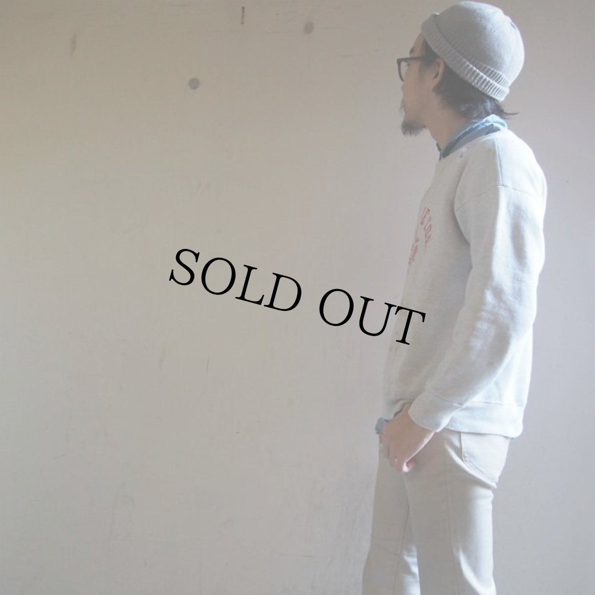 画像5: 50's〜60's 前V USMC 染み込みプリントスウェットパーカ (5)