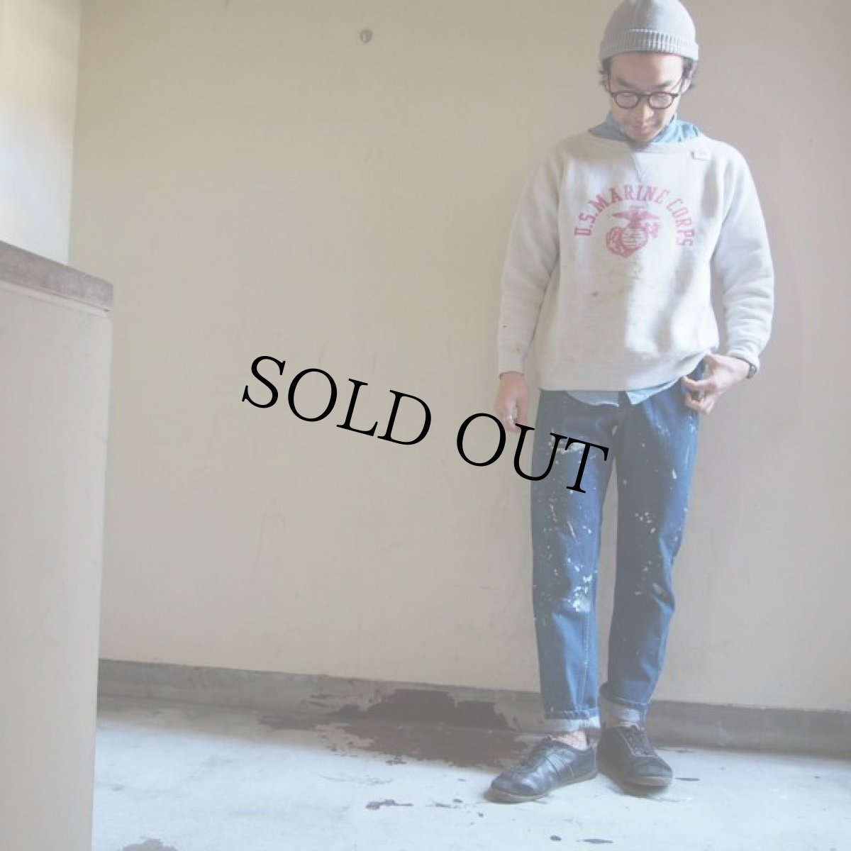 画像4: 70's BIG SMITH Buckaroo ペンキ飛び5ポケットデニムパンツ (4)