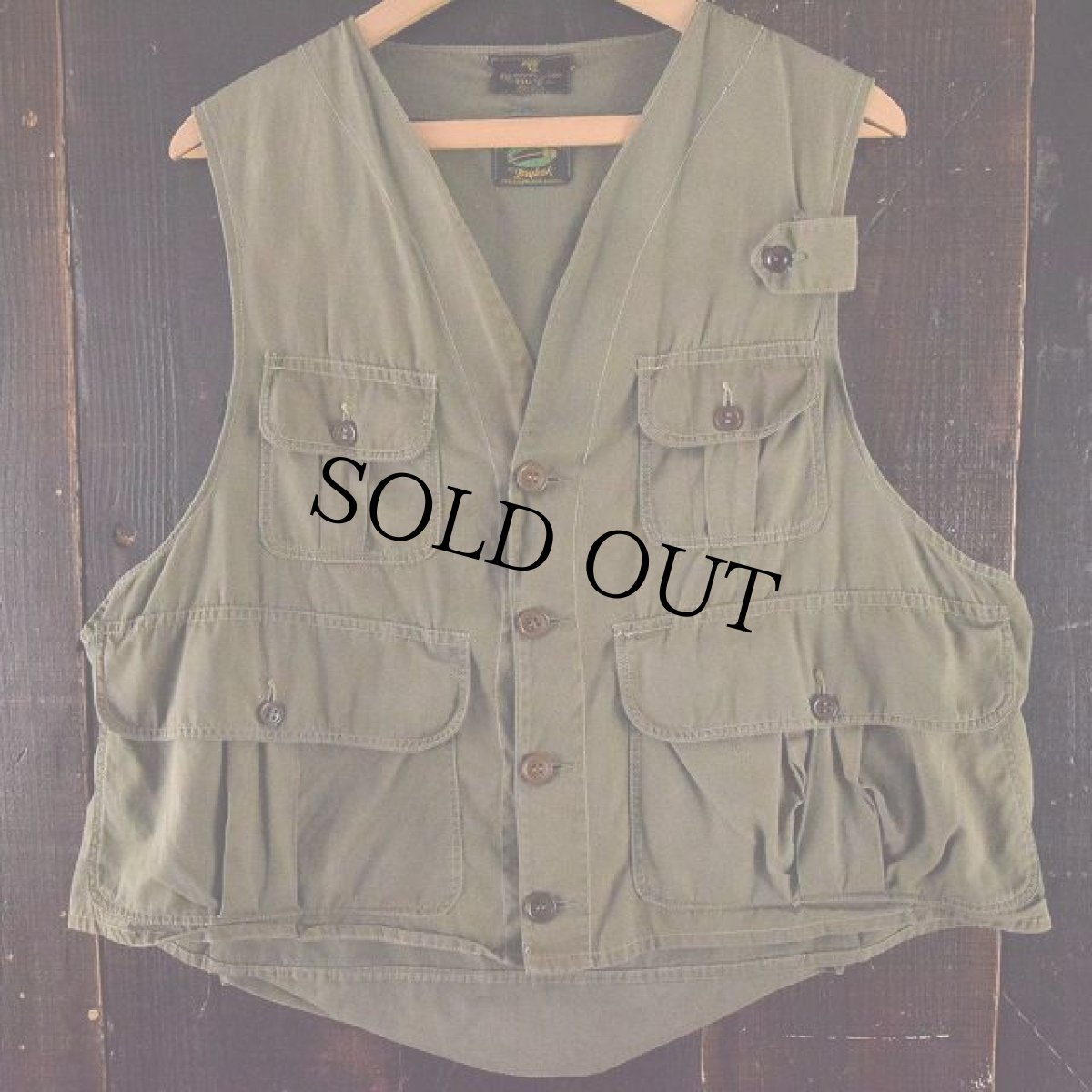 画像2: 40's〜 Drybak×Abercrombie & Fitch ハンティングベスト (2)