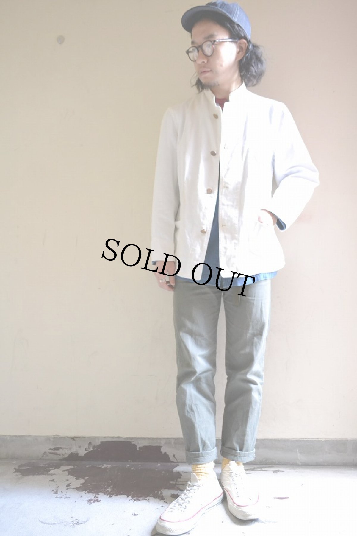 画像2: 50's Angelica チェンジボタンカバーオール (2)