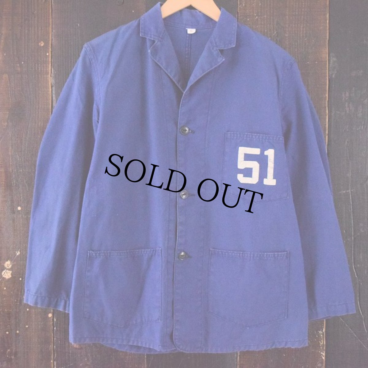 画像2: 50's〜 3ボタンカレッジコットンジャケット (2)